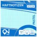 Spirit: Blocchetto adesivo quadrettato blu pastello 100 fogli 75x75mm