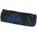 Spirit: Blue Stripes strisce blu-verdi su sfondo nero zaino scolastico, zaino set da 4 pezzi 41x20x32cm