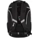 Spirit: Campus zaino scolastico arrotondato bianco e nero, zaino 46x32x19cm