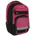 Spirit: Campus zaino scolastico arrotondato nero e rosa, 46x33x22cm