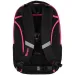 Spirit: Campus zaino scolastico arrotondato nero e rosa, 46x33x22cm
