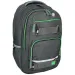 Spirit: Campus zaino scolastico grigio e verde arrotondato, zaino 46x33x22cm
