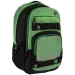 Spirit: Campus zaino scolastico nero e verde arrotondato, zaino 46x33x22cm