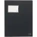 Spirit: Cartella con anelli con porta carte colore nero formato A4
