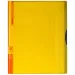 Spirit: Cartella di presentazione A4 giallo neon con 20 tasche