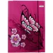 Spirit: Cartella elastica con farfalle e fiori 600gr A/4