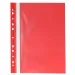Spirit: Cartella rossa perforata con anelli 110/170 formato A4