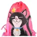 Spirit: Cat Queen zaino scolastico nero con gattino, zaino set 5 pezzi 38x17x28cm