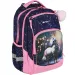 Spirit: Cavallo Bianco zaino scolastico arrotondato con stampa 3D, zaino 34x26x44cm.