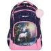 Spirit: Cavallo Bianco zaino scolastico arrotondato con stampa 3D, zaino 34x26x44cm.