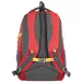Spirit: Crew zaino scolastico rosso e giallo arrotondato, zaino 48x31x20cm