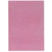 Spirit: Foglio di schiuma decorativa adesiva con glitter, colore rosa, formato A4, 1 pezzo