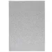 Spirit: Foglio di schiuma decorativa con glitter color argento A/4 1 pezzo