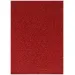 Spirit: Foglio di schiuma decorativa glitterata rosso formato A/4 1 pezzo