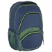 Spirit: Freedom zaino scolastico arrotondato blu e neon, zaino 46x33x22cm