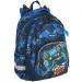 Spirit: Game over zaino scolastico arrotondato con motivo 3D blu, 34x26x44cm