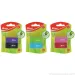 Spirit: Gomma rettangolare Leaf in diversi colori, set da 2 pezzi