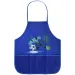 Spirit: Grembiule da pittura blu con motivo di calcio
