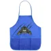 Spirit: Grembiule da pittura blu con motivo leopardato