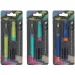 Spirit: Penna stilografica Feather con inchiostro blu, 2 cartucce in diversi colori, 1 pezzo