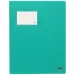 Spirit: Raccoglitore ad anelli con porta carte, colore verde turchese, formato A4