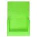 Spirit: Scatola per quaderni A4 in plastica verde neon con elastico