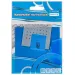 Spirit: Segnapagina adesivi trasparenti blu 75x75mm