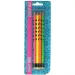 Spirit: Set di 4 matite triangolari HB con gomma Neon Dosts