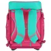 Spirit: Set zaino scolastico da 5 pezzi blu-rosa con accessori e luce LED