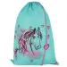 Spirit: Set zaino scolastico da 5 pezzi blu-rosa con accessori e luce LED