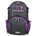 Spirit: Stinger zaino ergonomico premium grigio scuro-viola per la scuola 26x32x44cm