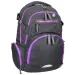 Spirit: Stinger zaino ergonomico premium grigio scuro-viola per la scuola 26x32x44cm
