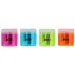 Spirit: Temperamatite in plastica Bobo con 2 fori, vari colori, 1 pz
