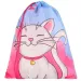 Spirit: White Cat zaino scolastico con gattino bianco, zaino set 5 pezzi 38x17x28cm