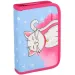Spirit: White Cat zaino scolastico con gattino bianco, zaino set 5 pezzi 38x17x28cm