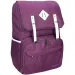 Spirit: Zaino color porpora con cinghie bianche 47x33x17cm