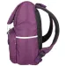 Spirit: Zaino color porpora con cinghie bianche 47x33x17cm