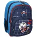 Spirit: Zaino ergonomico a quattro scomparti di colore blu con motivo di calcio