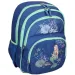 Spirit: Zaino ergonomico arrotondato blu con motivo sirena 40x20x18cm