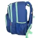 Spirit: Zaino ergonomico arrotondato blu con motivo sirena 40x20x18cm