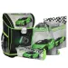 Spirit: Zaino ergonomico per la scuola con auto sportiva Cool Racer Monster, set da 4 pezzi