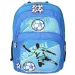 Spirit: Zaino ergonomico scolastico blu da calcio