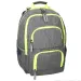 Spirit: Zaino scolastico E-Bag grigio e neon arrotondato, zaino 46x34x22cm