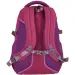 Spirit: Zaino scolastico Etty color malva arrotondato a quattro scomparti, 45x35x18cm
