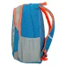 Spirit: Zaino scolastico Stilo blu-grigio-arancione, zaino 47x21x21cm