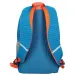 Spirit: Zaino scolastico Stilo blu-grigio-arancione, zaino 47x21x21cm