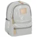Spirit: Zaino scolastico arrotondato bianco Lizzy, 27x12,5x33 cm