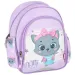 Spirit: Zaino scolastico arrotondato con gattino grigio Kitty, 31x13x24cm