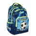 Spirit: Zaino scolastico arrotondato con stampa 3D a tema calcio, 34x26x44 cm immagine 1