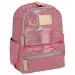 Spirit: Zaino scolastico arrotondato rosso Lizzy, 27x12,5x33cm